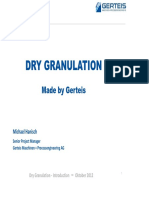 Dry Granulation: Made by Gerteis