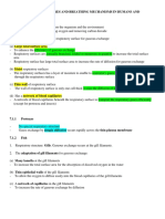 Note-Respiratory Structure