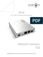 Product Manual: VHF / UHF Transmitter With Ethernet