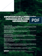 Formacion Ciudadana en El Curriculo Universitario