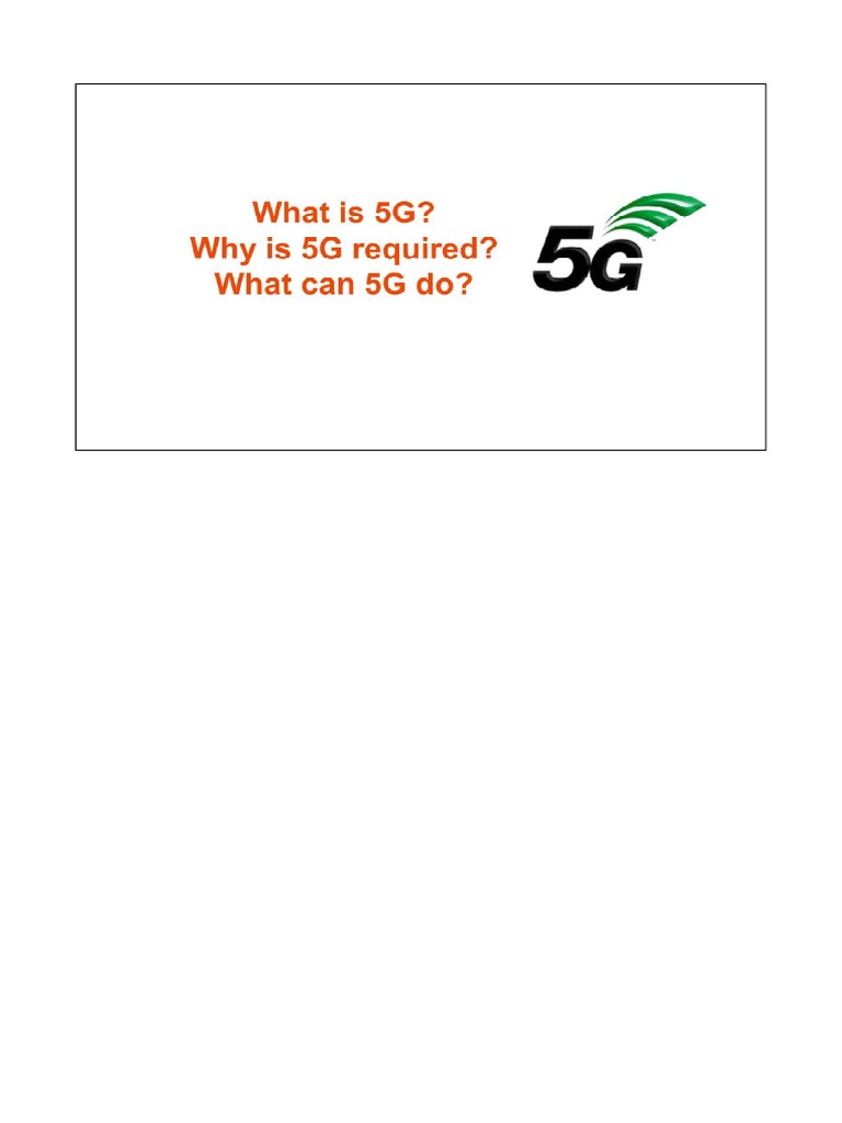 5G's Impact on Autonomous Driving | PDF | 4 G | Computer Network