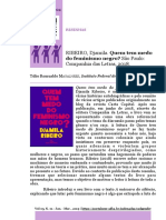 Quem Tem Medo Do Feminismo Negro de Djamila Ribeir