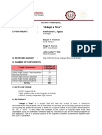 Proposal of Adopt A Tree