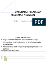 Kegawatdaruratan Neonatus Dr. Devy K, Sp.A