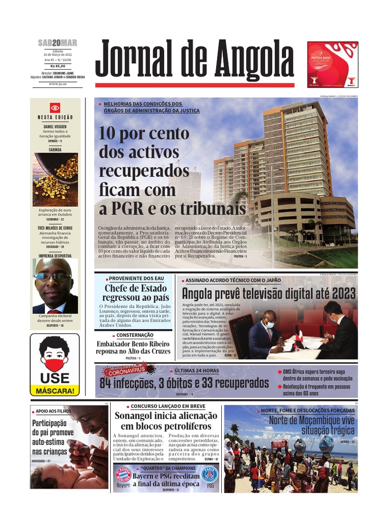 Folha de Maputo - Notícias - Desporto - Ténis: Torneio da Paz arranca amanhã