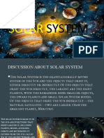 Discussion About Solar System