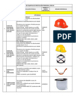 Matriz Especificaciones Tecnicas de Epp Crec10