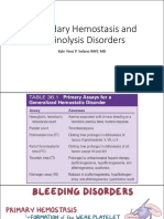 Secondary Clotting Disorders