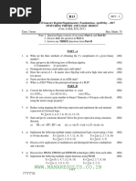 STATISTICS WITH R PROGRAMMING Question Paper PDF | PDF | Teaching ...