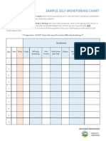 Sample Self-Monitoring Chart