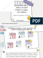 Historia de La Educación Parvularia en Chile