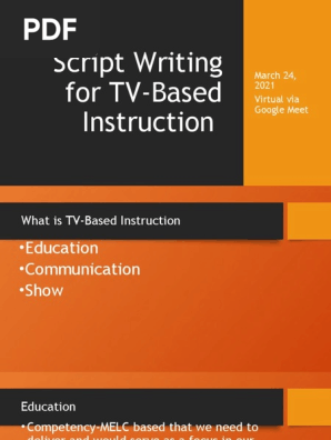 Script-Writing-for-TV-Based-Instruction