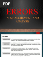 Sources of Error in Science Labs | PDF | Observational Error | Experiment