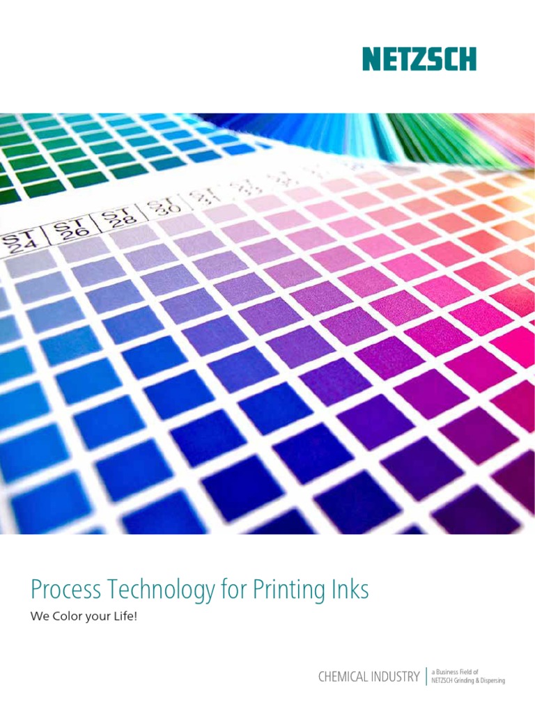 Process Technology For Printing Inks We Color Your Life! PDF
