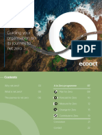 A To Zero Net Zero Programme Factsheet by EcoAct Environmental Consultancy