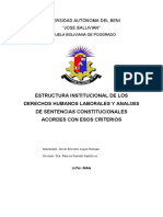 Derechos laborales y sentencias constitucionales