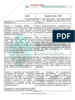 Corporation Code Comparative Matrix