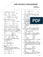 Mathematics Sec-II Paper