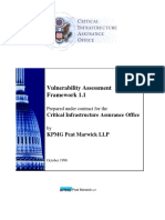 Vulnerability Assessment Framework 1.1: Critical Infrastructure Assurance Office