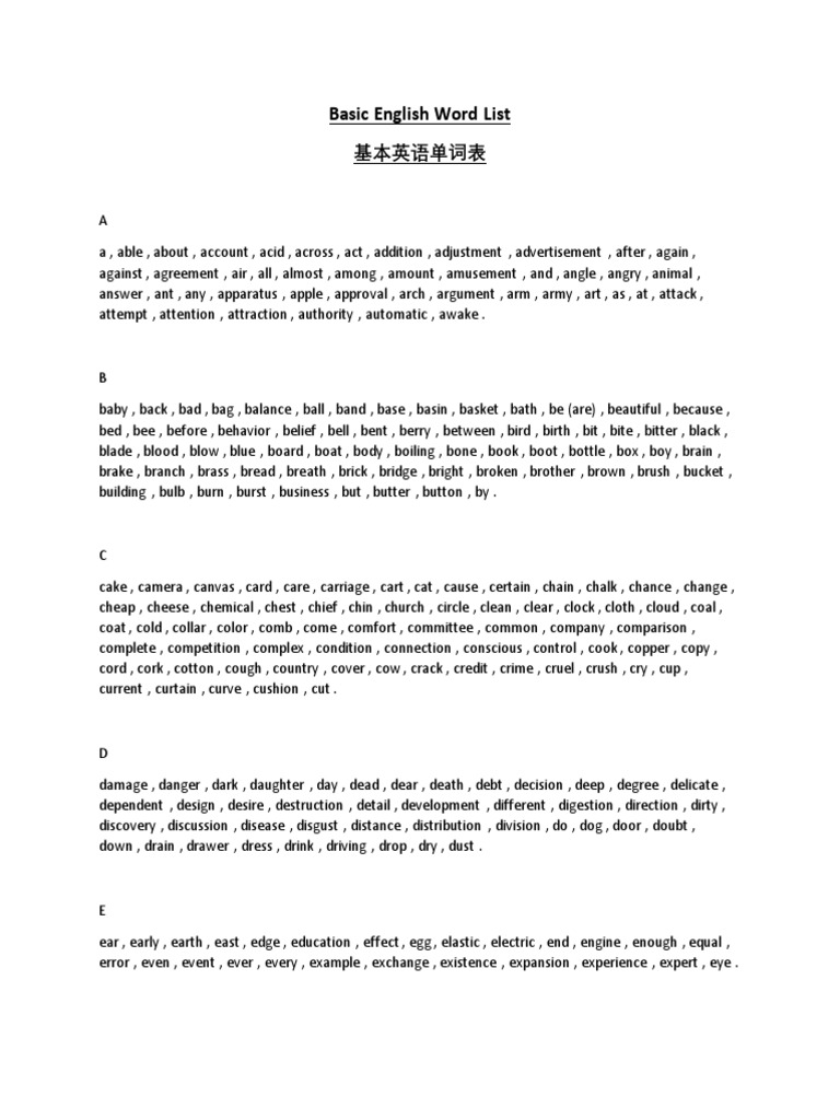 basic-english-word-list-pdf-nature