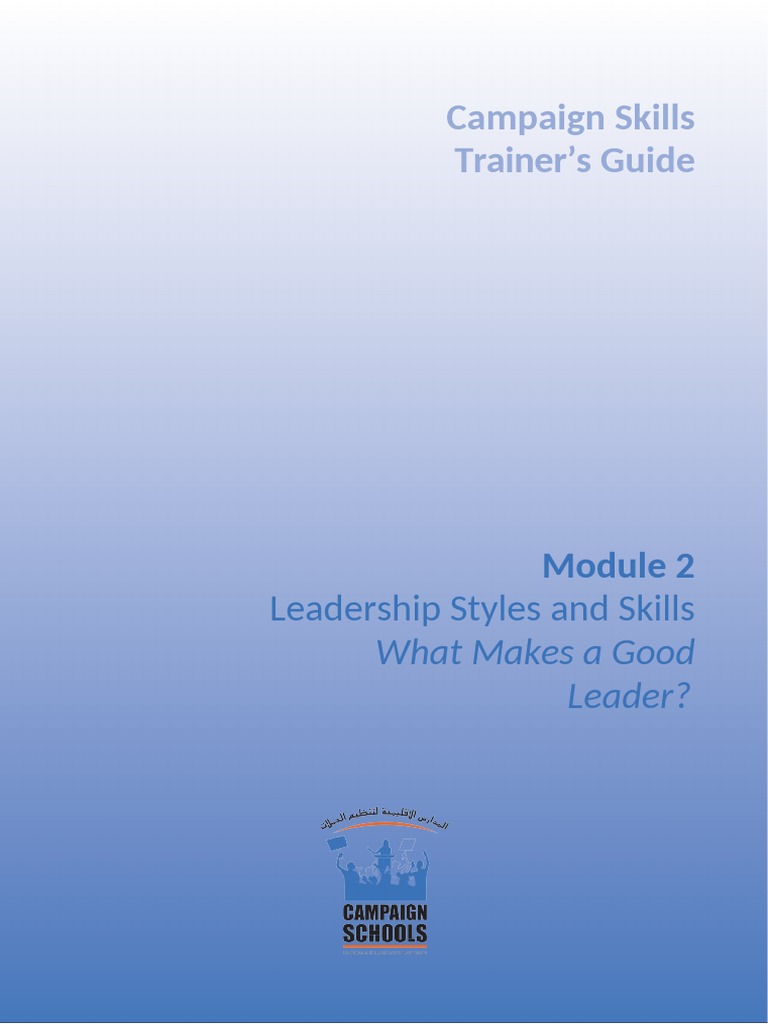 Leadership Styles and Skills Workshop Guide | PDF | Transformational ...