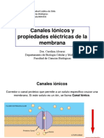 Canales Ionicos y Propiedades Electricas de La Membrana
