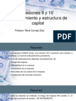 Sesiones 9 y 10 - Financiamiento y Estructura de Capital