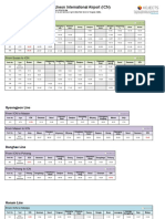 KTX Schedule To and From Incheon Airport