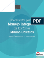 Lineamientos para El Manejo Integrado de Las Zonas Costeras