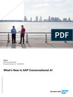 Whats New in Sap Conversational A I