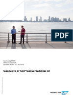 User Guide To Concepts of Sap Conversational A I
