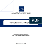Asian Development Bank: Ordinary Operations Loan Regulations