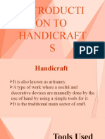 Introducti On To Handicraft S
