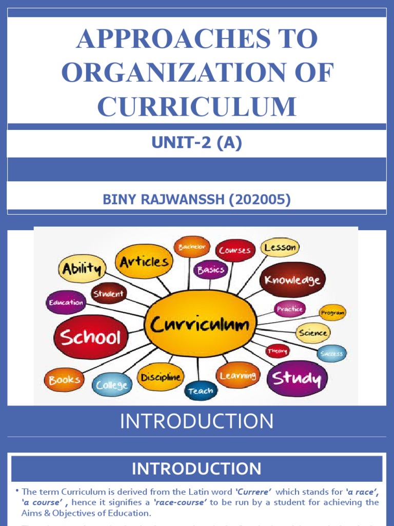 Approaches To Organize Social Science Curriculum PDF Curriculum Social Science