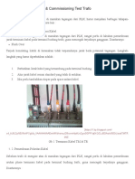 Pree & Commissioning Test Trafo - Sinergi Servis Engineering