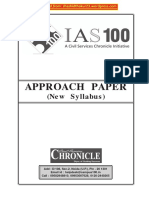 Approach Paper: (New Syllabus)