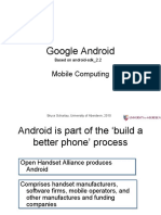 Google Android Based Mobile Computing