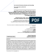 Integrated Personnel and Payroll Information System (IPPIS) and Transparency in Government Payroll Administration in Nigerian Civil Service-A Unique Approach