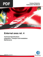 External Axes Rel. 4: Comau Robotics Instruction Handbook