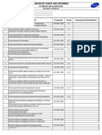 Checklist Audit Internal IFS