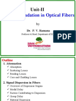 Unit-II: Signal Degradation in Optical Fibers