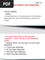 States, State Graphs, and Transition Testing: Unit Iv