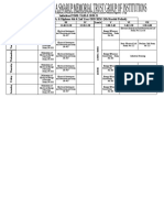 Individual Time Table Harshit Pathak