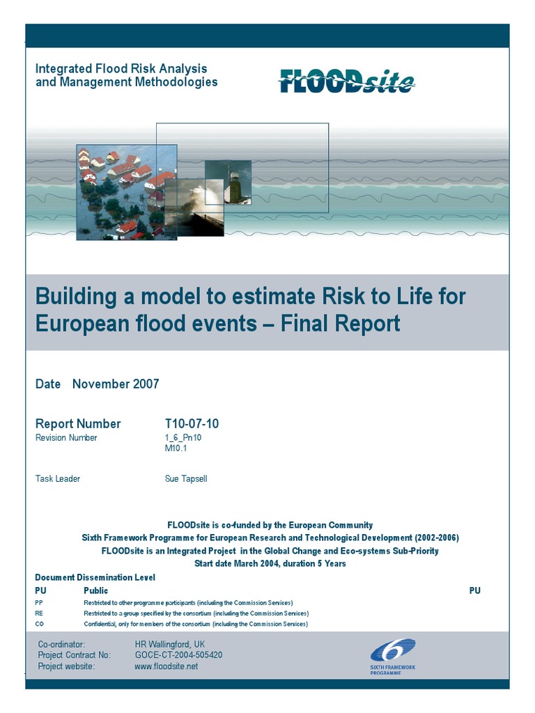 Building A Model To Estimate Risk To Life For European Flood Events ...
