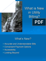 Whats New in Utility Billing