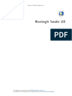 Wavelength Tunable LED: Created in COMSOL Multiphysics 5.4