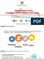 Sistem Seleksi Calon Aparatur Sipil Negara (Ssc-Asn) : Deputi Bidang Sistem Informasi Kepegawaian