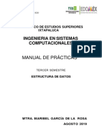 Manual de Practicas Estructura de Datos