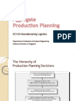 02 - IE3120 Aggregate Planning Handout