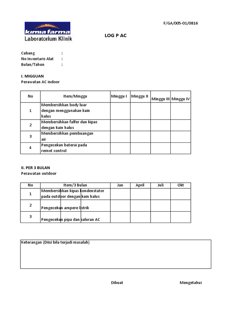 LOG P AC | PDF